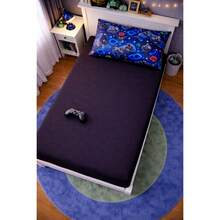 Children's Single Bed Sheet Set, Micropercal, 2 Pieces, Children's Bedding Set With Exclusive Printed Pillowcase - 遊戲 - 查看 3