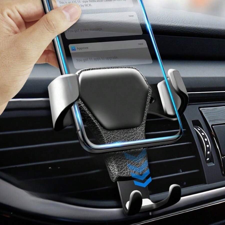 Universal Gravity Car Air Vent Mount Holder For IPhone GPS Hands-Free Car Holder - A - View 1