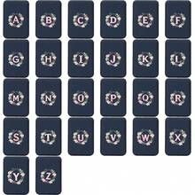 Slim Magnetic Wallet Elastic Magsafe Cardholder Magnet Phone Bag Cover Built In Magnet Designed Cellphone Credit Card Holder Compatible With Apple 16 15 Pro Max Android A-Z Wreath Pattern - Teal Blue - View 8