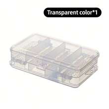 1pc Portable Jewelry Storage Box Multi-Layer Large Capacity Jewelry Organizer Dust-Proof Jewelry Box With Compartments For Earrings Necklaces Rings Bracelets Jewelry Display Holder For Women - Multicolor - View 10