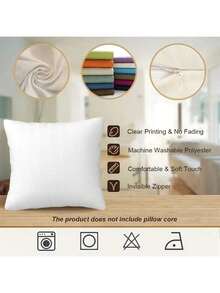 1/4pcs Bohemian Pattern Single-Sided Print Sofa Pillowcase - Peach Skin Texture Pillowcase (No Pillow Insert) - A - View 9