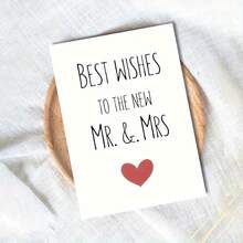 Charming Heart-Shaped Themed Wedding Card With Envelope - The Perfect Choice For Newlyweds And Friends, Cartoon Design, Stationery Gift Packaging, Bridesmaid Gift - A - View 4