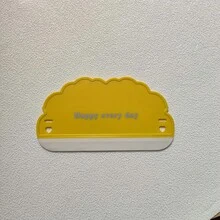 1 pieza Mini Escurridor para uso doméstico, adecuado para cocina, baño, fregadero, limpieza de ducha, espejo de baño, vidrio, material de silicona, escurridor de fácil almacenamiento - escobilla limpiaparabrisas - Ver 14
