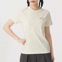 Skechers 女士针织圆领短袖T恤 P225W302-00NA - 杏仁色 - 查看 7