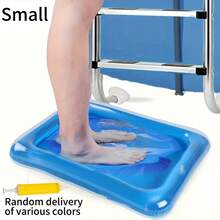 Foldable Portable Foot Basin, Suitable For Swimming Pool Entrance, Essential Accessory For In-Ground Swimming Pools, Applicable For Swimming Pools, Outdoor Activities, Camping, Foot Hygiene, Beach Pools, Foot Baths And Spas, Pet Swimming Pools, Pet Bathing Tubs And More - Multicolor - View 9