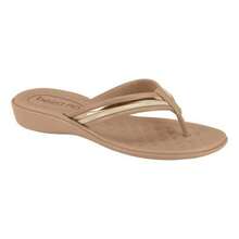 Moleca Beira Rio Women's Orthopedic Sandal For Heel Spurs And Plantar Fasciitis BR (Black, Size 39 BR) - 米色 - 查看 2
