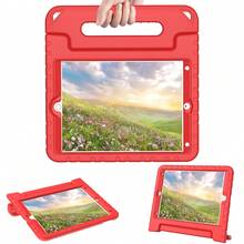 High-Quality Tablet Protective Case With Stand, Built-In Screen Protector, Shock-Resistant Lightweight Handgrip Cover - Red - View 20