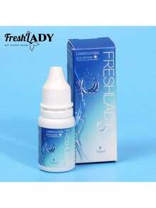 FRESH LADY 10ml Contact Lens Solution Gentle Cleaning, Moisturizing & Refreshing& 10ml Eyedrop Soothing Relief, Long-Lasting Hydration Care For All Lens Types - one-size - View 1
