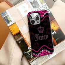 Juicy Cherry Crown Graphic Phone Case Compatible With Samsung Phone Cases,  17,  16 Pro Max,  15 Pro Max,  13, And  12. Made Of TPU Material, It Provides Shockproof And Drop Protection, Features A Vibrant And Stylish Design, And Is Perfect For Expressing Personality, Making It An Ideal Gift For Family, Friends, Lovers, And Boyfriends/Girlfriends. - 款式3(1件) - 查看 2