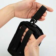 Military Tactical Backpack Waist Bag Smartphone Wallet - Black - View 7
