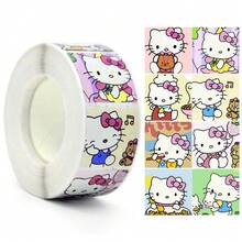 SANRIO 500张/卷 卡通三丽鸥肉桂狗  美乐蒂 封口贴纸 涂鸦贴纸 适用于头盔、自行车、手账、铅笔盒等 兰兰贴纸世界 - C-500件 - 查看 11