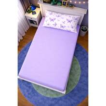 Children's Single Bed Sheet Set, Micropercal, 2 Pieces, Children's Bedding Set With Exclusive Printed Pillowcase - 蝴蝶 - 查看 3