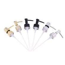 1个金属浴室液体皂液器马桶洗手液替换泵，带塑料罐管，适用于浴室 - 彩色 - 查看 2