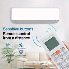 适用于以下空调型号的替换遥控器零件：P24AWN-N214、S18AWN-N214、T09AWN-NM17、S4NQ18KL25A、S4NQ24KE3Q0、S4NQ18KL3QA、BSNQ126J3A2、BSNQ246K3A1 - 查看 6