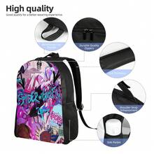 For & S-Spider-Gwen Themed Backpack - Single Layer School Bookbag With Gwen Character Design, Hand Washable, Compact For School, Day Trips, Casual Use - ' Comfortable Everyday Carry - Black - View 5