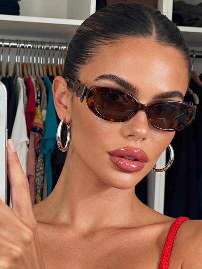 1 Pair Unisex Brown High-End Fashion Sunglasses, Retro Butterfly Decor Temples, Suitable For Weddings, Parties, Music Festivals, Concerts, Gifts, Vacations, Travel, Sports, Driving, Holidays, Beach