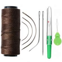 8pcs Weave Needle Thread Sets For Sewing Tools,Including 5pcs Needles,1roll Threads,1pcsThreader And Thread Remove - View 9