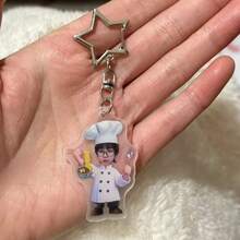 Kitchenware Star Keychain, Cute Acrylic Backpack Pendant Decoration, High-Quality Friend Gift - Multicolor - View 12