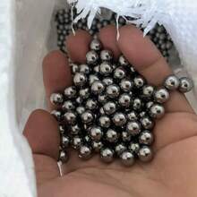 100颗碳钢弹弓弹珠，直径4mm/5mm/6mm/7mm/8mm/9mm/10mm，高硬度熔钢珠，耐磨弹丸，适用于弹弓 - 彩色 - 查看 5