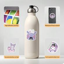 SANRIO 50 miếng dán graffiti Kuromi - Chống thấm nước, thích hợp dán lên bình nước, điện thoại và các vật trang trí sáng tạo khác | Miếng dán - 50 CÁI - Xem 5