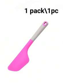 This One-Piece Wide Silicone Spatula Is Made Of Silicone, Heat-Resistant, And Has A Hanging Hole On The Handle. Suitable For Baking, Cooking And Mixing, Easy To Clean. - Multicolor - View 10