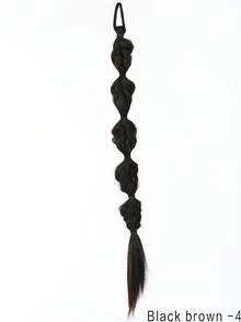 20英寸灯笼蓬松马尾辫，带假发的马尾辫，天然染色油炸面团扭辫灯笼辫，适合女性。 - 彩色 - 查看 18