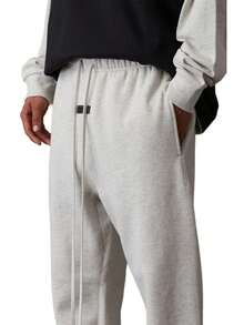 Fear Of God Essentials Sweatpants (SS22) - Light Oatmeal - View 1