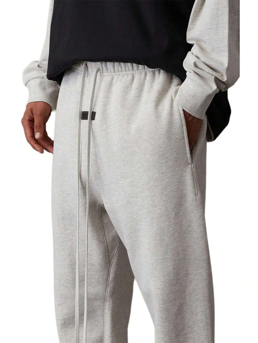 Fear Of God Essentials Sweatpants (SS22) - Light Oatmeal - View 1