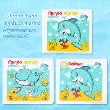 Alfombra Mágica de Agua Tamaño Mini para Interacción Padre-Hijo, Reutilizable para Dibujar con Profesiones de Personajes, Colores Mágicos, Manta de Pintura con Agua, Juguete Educativo, Regalo de Cumpleaños para Niños y Niñas - A503 - Ver 1