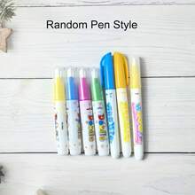 1pc Magic Water Picture Books, Reusable Magic Drawing Books And Pens, Activity Books, Random Color Pens - Multicolor - View 3