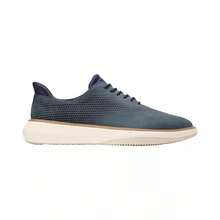 Cole Haan Men's Grand Phaze Laser Quick-On Lace-Up Oxford Shoes |  | Men Casual Athletic Shoes - 海軍藍 Blazer 磨砂皮 - 查看 2