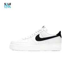 Jordan Nike Air Force 1 GS/MENS White/Black CASUAL Shoes CT2302-100 - 黑與白 - 查看 1