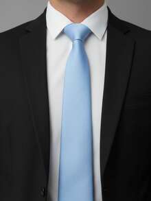 top ties 男士休閒領帶,非常適合送給朋友作為禮物 - 霧霾藍 - 查看 3