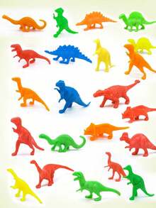 12 件/40 件/60 件套装，微型软橡胶逼真恐龙模型，约 2 英寸，装饰性派对礼品，节日礼物（颜色和款式随机搭配） - 彩色 - 查看 9