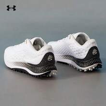 Under Armour Men's New CURRY1 GOLF Sports Shoes, Shock-Absorbing Comfortable Golf Sneakers - White - View 7