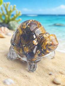 1/3/6/12pcs Multi-Color Crystal & Resin Sea Turtle Decorations - Healing Gemstone Pocket Decor, Suitable For Home Living Room Bedroom Office Aquarium Ornaments - Sea Turtles - View 17