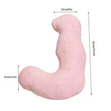 Seahorse Pillow For Pregnant Woman Side Sleeping, Waist Pillow, Side Sleeping, Leg Pillow, Sofa Cushion - 粉色 - 查看 6