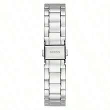 GUESS Women's Quartz Watch, Stainless Steel Strap, Stainless Steel Case, Suitable For Daily Wear, Parties And Other Occasions - GW0308L1 - White and Silver Strap - View 5