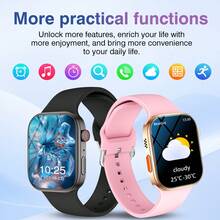 2026 New Silicone Strap Smartwatch For Men & Women, 180mAh Battery Capacity, Call Dial/Answer, Step Counting, Calorie Tracking, Multi-Sport Modes, Incoming Call/Message Alerts, Full-Screen Touch For Android/IOS, Elegant Gift - Multicolor - View 9