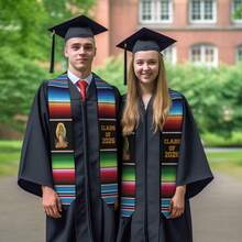 2026 Graduation Stoles Grad Stoles, Unisex Adult Graduates, Sash For High School, College, Bachelor, Degrees 4.5"(Width) X 62"(Length) - Đức Mẹ Guadalupe 3 - Xem 6
