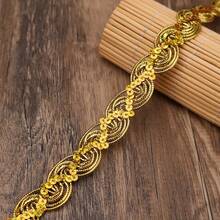 2/5 Inch Sequin Woven Trim Ribbon, Multi-Color Options, Suitable For Sewing, Clothing Edging Decor, Hat Embellishment, Dance Costume Decoration, Applicable For DIY Clothing, Home Decor, Garment Making, Gift Packaging And Beginner Sewing - Multicolor - View 19