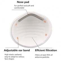 20个装 FFP2 杯型口罩 面部防护口罩 CE认证 PM2.5 卫生口罩 呼吸防护口罩 - A - 查看 9