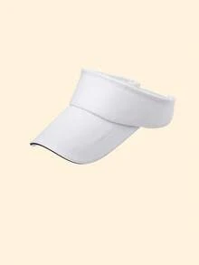 1顶男女童通用开顶遮阳棒球帽，户外防晒运动帽 - 彩色 - 查看 5