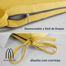 Patio Cushions - Mustard - View 5