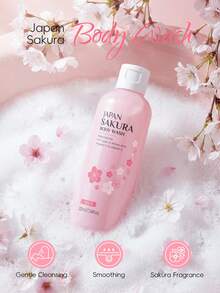 1件裝 LAIKOU 日本櫻花長效留香沐浴露，100ml&200ml 保濕沐浴凝膠，亮白泡沫配方，溫和肌膚淨化，日常沐浴使用，旅行露營戶外活動理想身體護理 - 粉色 - 查看 7
