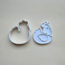 Bộ khuôn cắt bánh quy Phục Sinh 1 chiếc | Bao gồm hình trứng và gà con, khuôn nướng hình động vật bằng nhựa, đồ trang trí bánh Phục Sinh tự làm, khuôn làm fondant - Xem 4