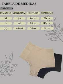 KIT 02 Maternidade Sutiãs Amamentação MICROFIBRA + Calcinhas Cinta Modeladora Pós Parto GALENA - Bege - Visão 2