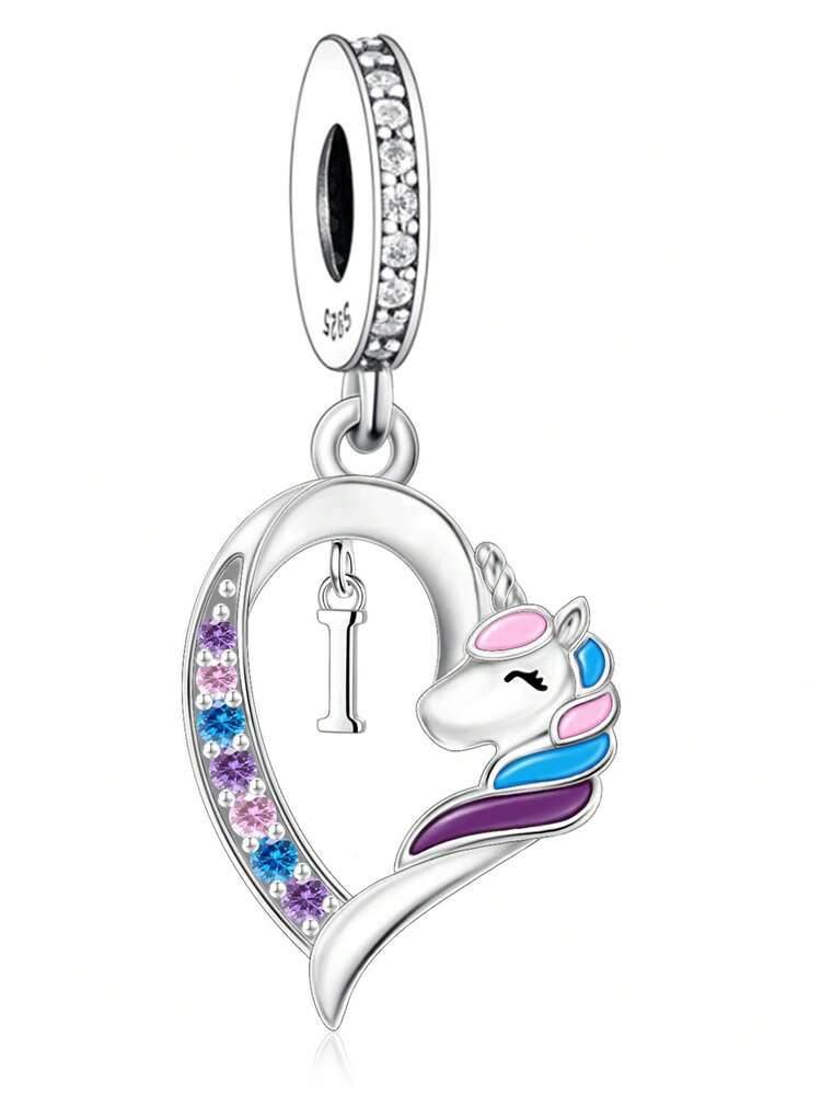 Món quà tinh tế và tối giản dành cho nữ, làm từ bạc sterling 925, đính đá Cubic Zirconia và trang trí chữ cái nhỏ nhắn. - Bạc - Xem 17