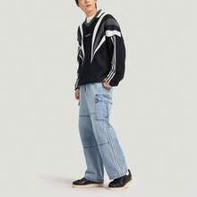 Adidas Originals Santiago Sweatshirt Loose Fit Long Sleeve Knit Top Tops Men - 彩色 - 查看 5