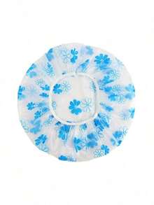 100pcs/50pcs/20pcs/5pcs/4pcs/3pcs/2pcs Random Color Waterproof Shower Cap, Printed Bathtub Cap, Dustproof Waterproof Head Cover, Reusable Dust Cover, Portable Shower Cap For Home And Travel, Women's Cap, Daily Use Shower Cap - Multicolor - View 9